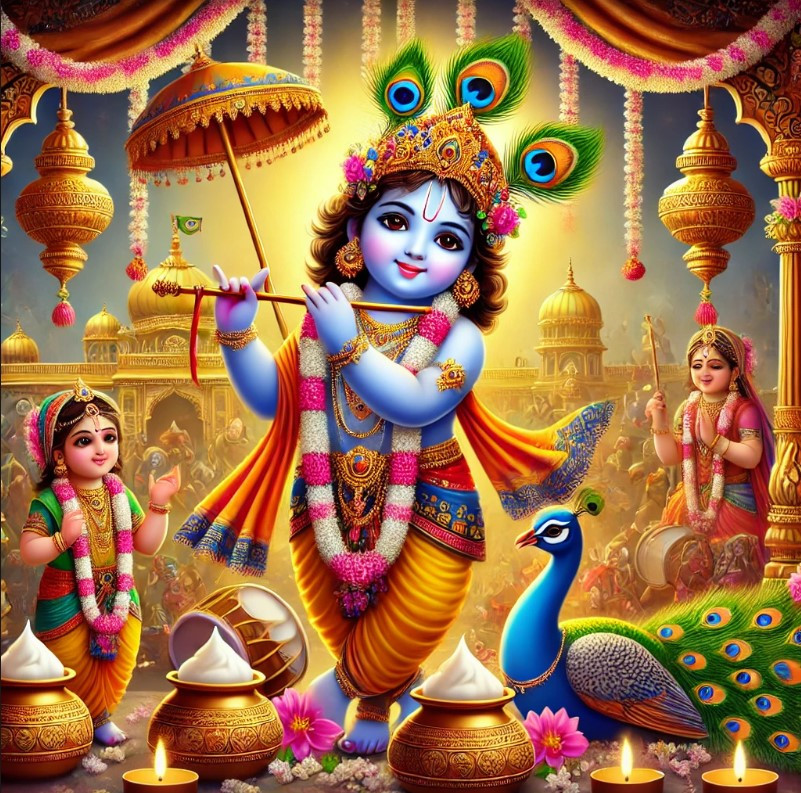 Janmashtami Celebrating Krishna's Birth with Love, Devotion, and New Beginnings at LagnaVaarta