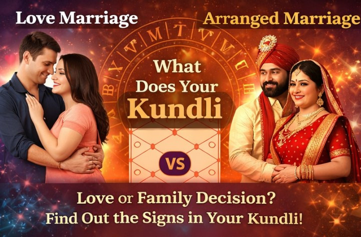 Love Marriage vs Arranged Marriage in Astrology: What Does Your Kundli Say?