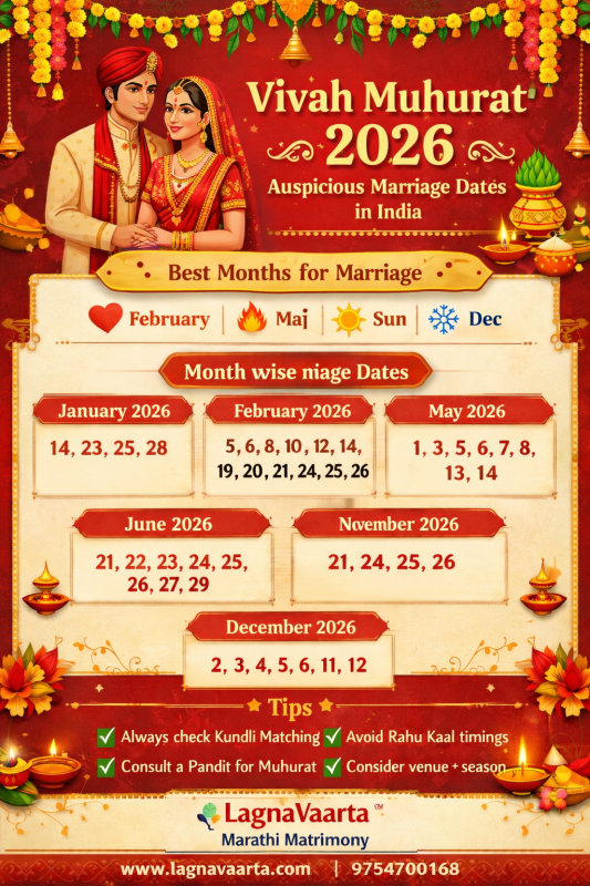 Vivah Muhurat 2026: Best Marriage Dates in India | Shadi ke Shubh Muhurat List